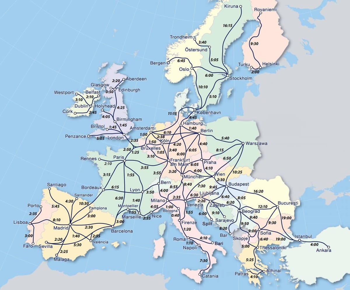 Kat jeyografik nan eurail Nòvèj
