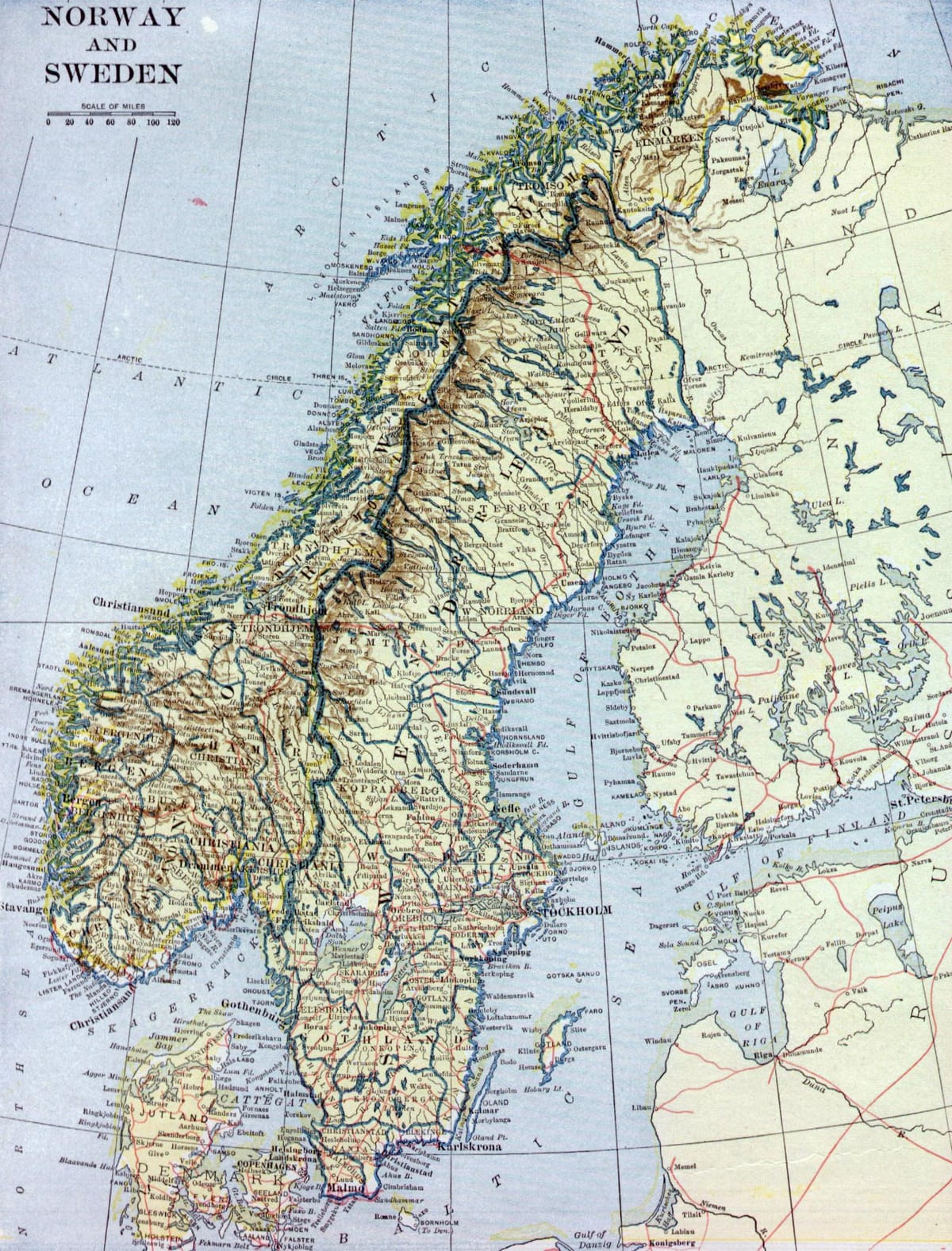 Kat jeyografik nan fin vye granmoun Nòvèj