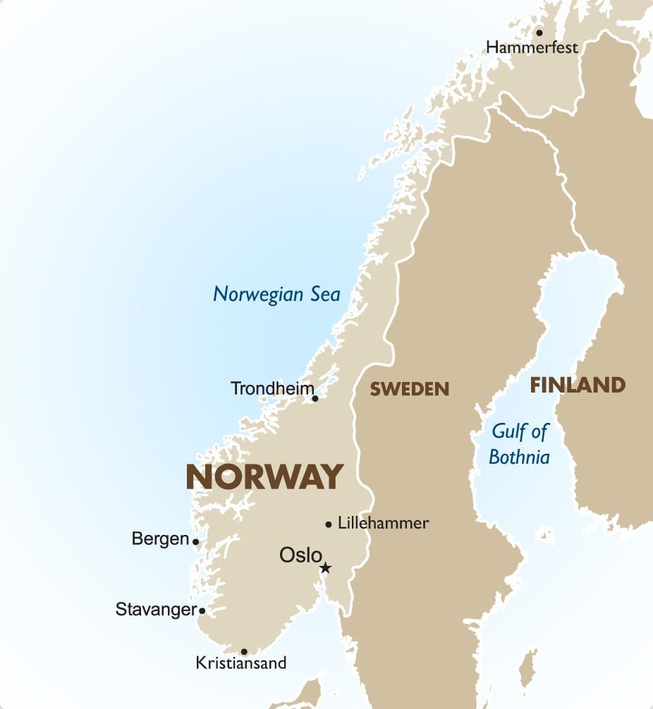 Kat jeyografik nan lillehammer Nòvèj