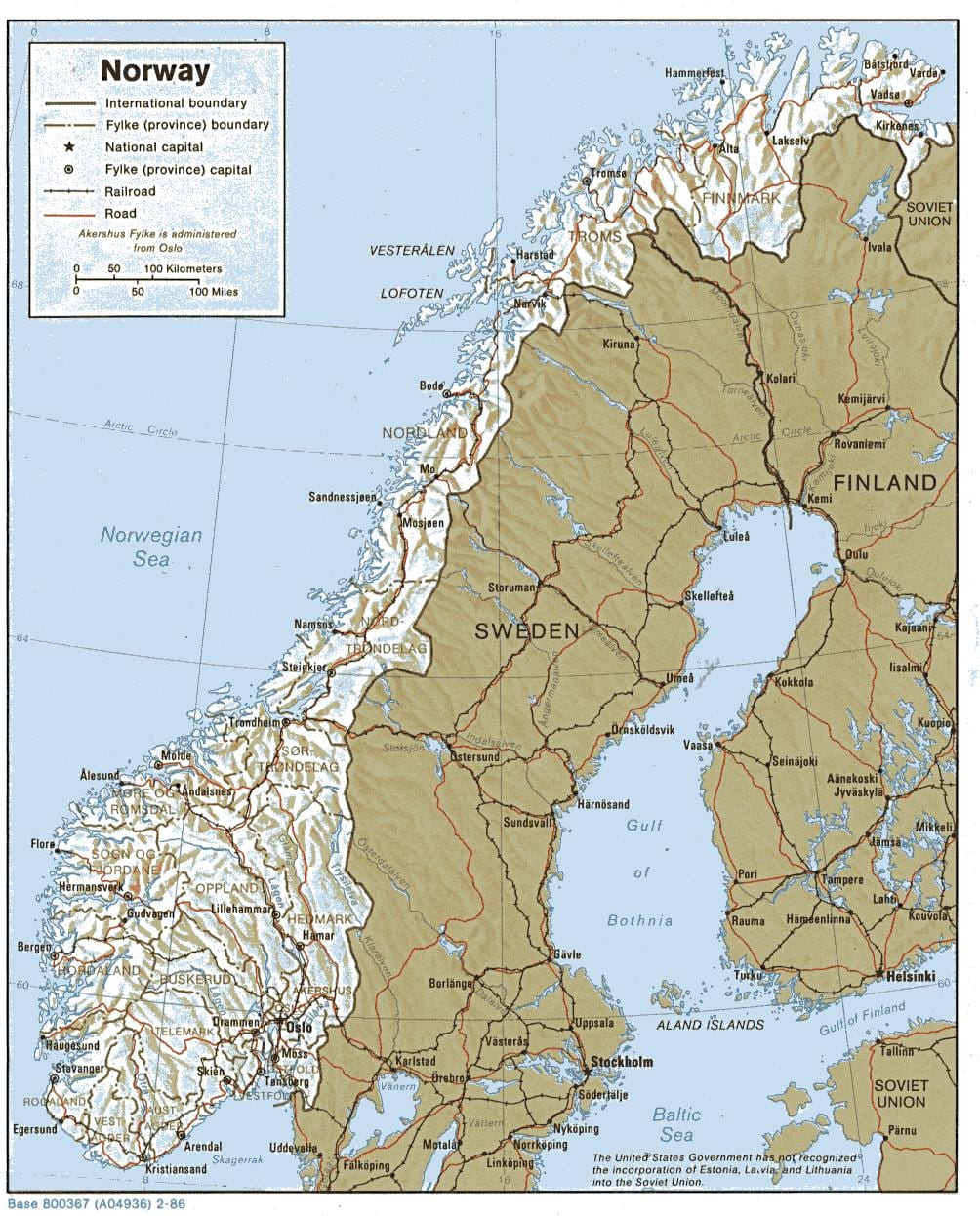 géographique kat jeyografik nan Nòvèj