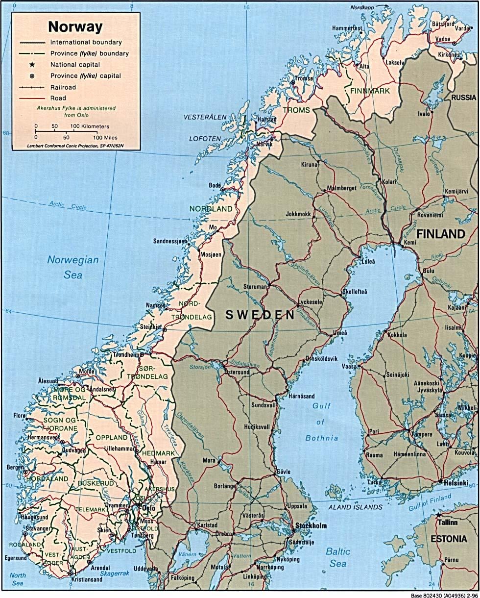 Kat jeyografik nan Nòvèj latitid