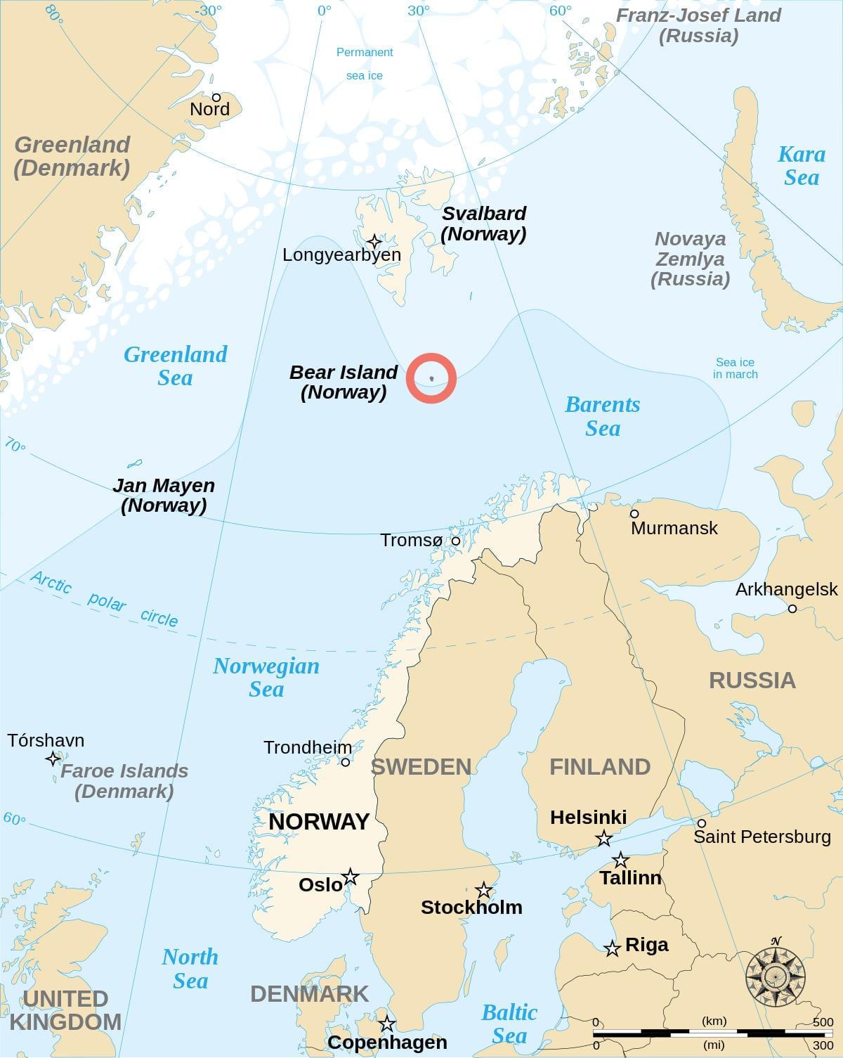 Kat jeyografik nan zile Nòvèj 