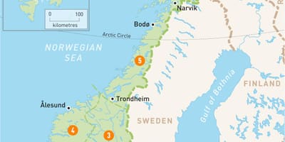Kat jeyografik nan alta Nòvèj