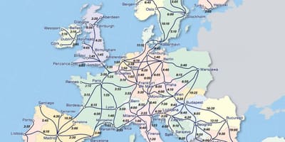 Kat jeyografik nan eurail Nòvèj