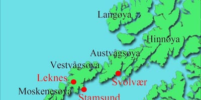 Lofoten zile Nòvèj kat jeyografik