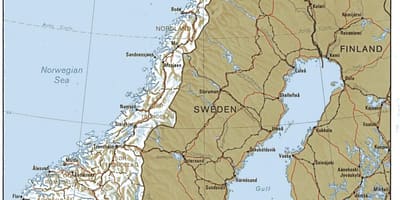 Géographique kat jeyografik nan Nòvèj