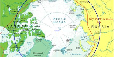 Arctic Nòvèj kat jeyografik