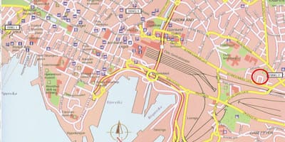 Kat jeyografik nan oslo Nòvèj sant vil la