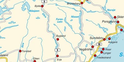 Kat jeyografik nan sid Nòvèj